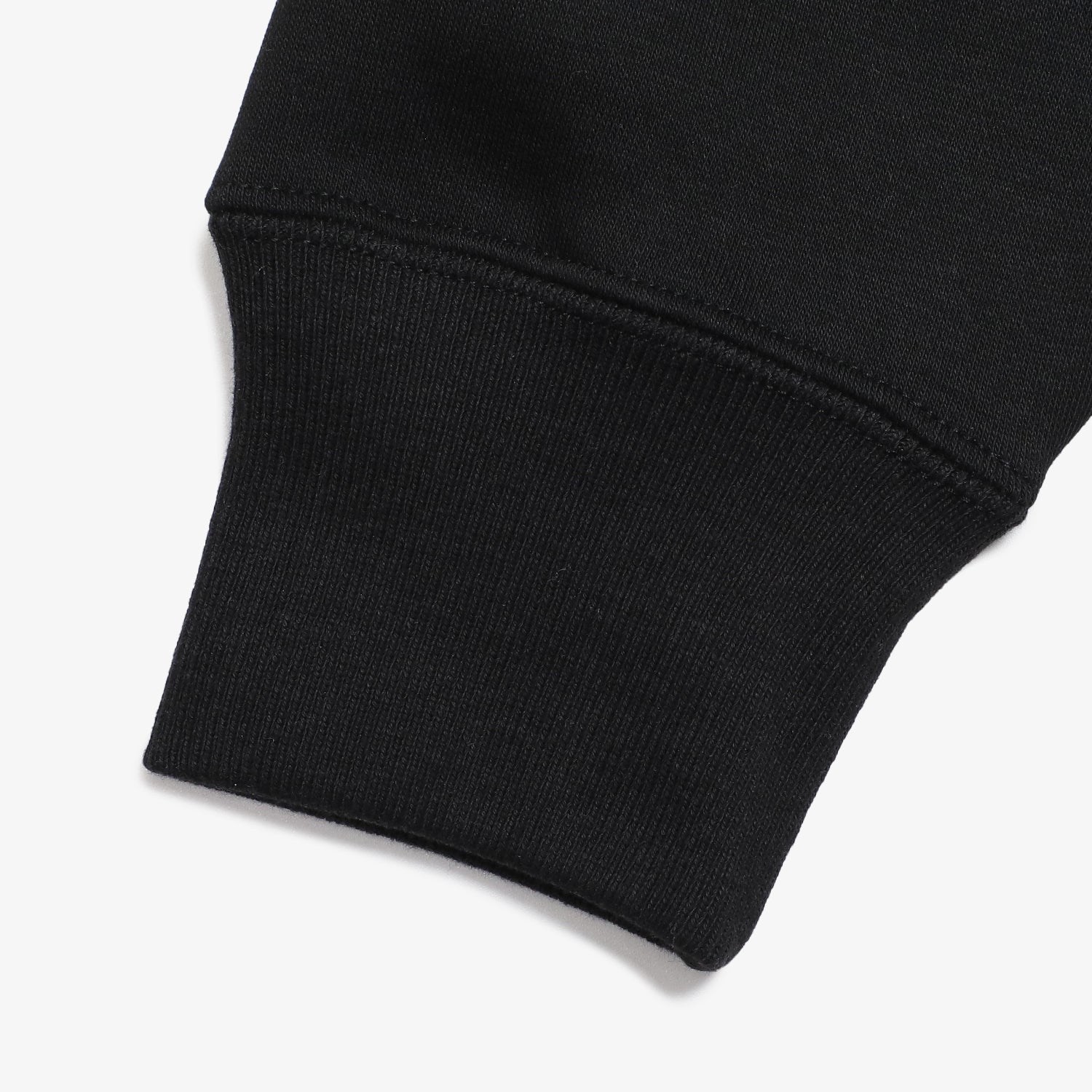 Half Zip Sweat shirt Black